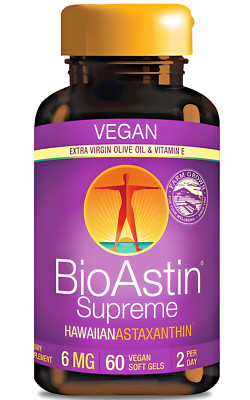 BioAstin  Supreme Astaxanthine 6 mg NUTREX 60 Kapseln vegetarisch