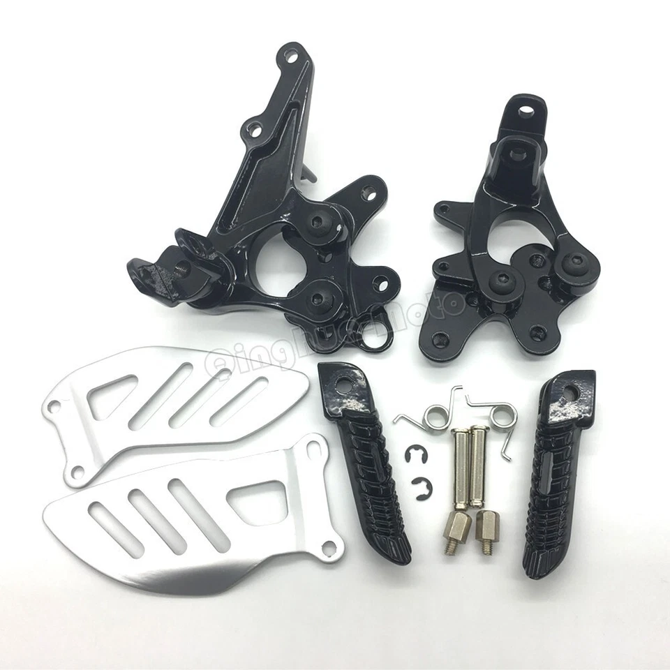 Soporte de estriberas delanteras para conductor para motocicleta Suzuki GSXR600/750 2011-2020 negro Foto 4 de 4