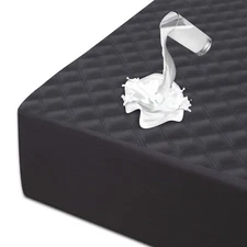 Bed Waterproof Mattress Cover Geometric Quilted Mattress Protector Soft