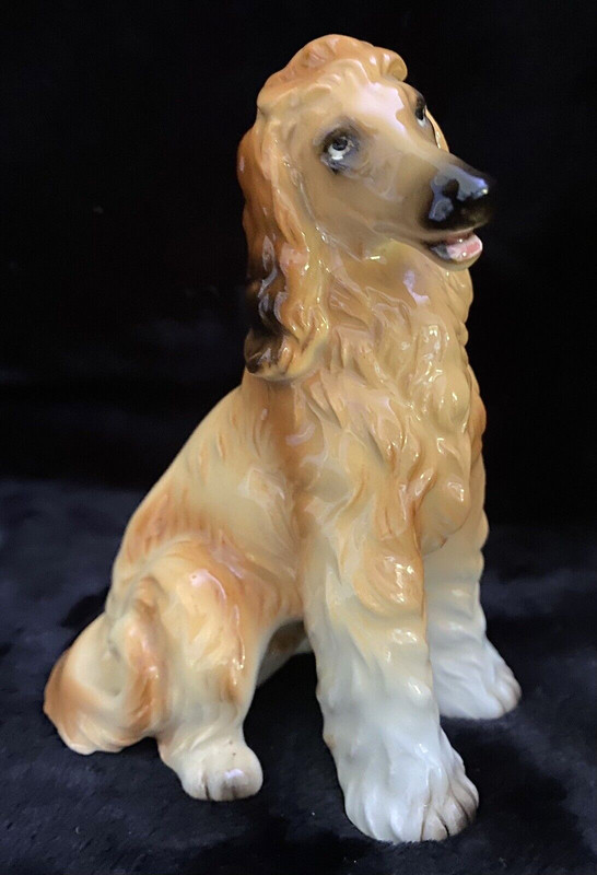 Vintage Napcoware 4 1/2” Tall Afghan Hound Dog Figurine, Japan #C9092
