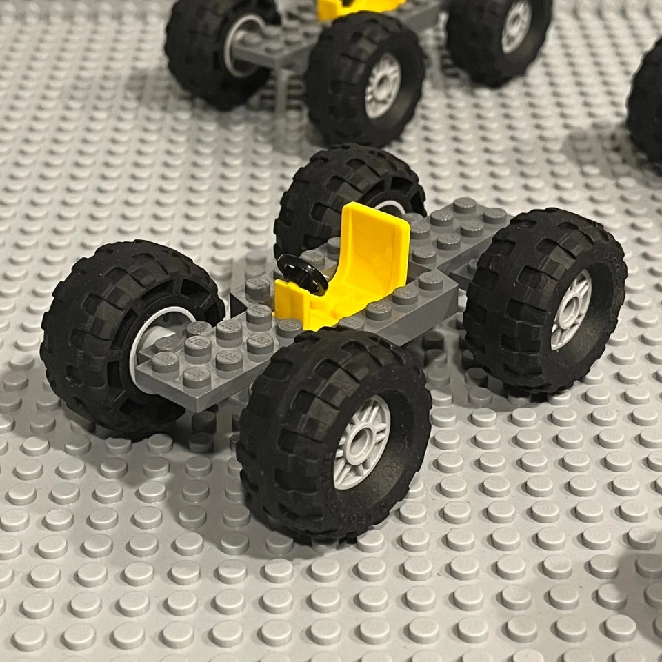 Lego Carros Ruedas Ejes (55981c) Asientos Vehículo Camión Base 52036 (Lote 4) Foto 3 de 3