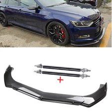 For Infiniti Q50 2014-21 Front Bumper Lip Spoiler Splitter Carbon Fiber Body Kit