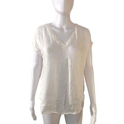 vince camuto linen top