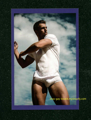 POSTCARD Print / James Yates in white underwear