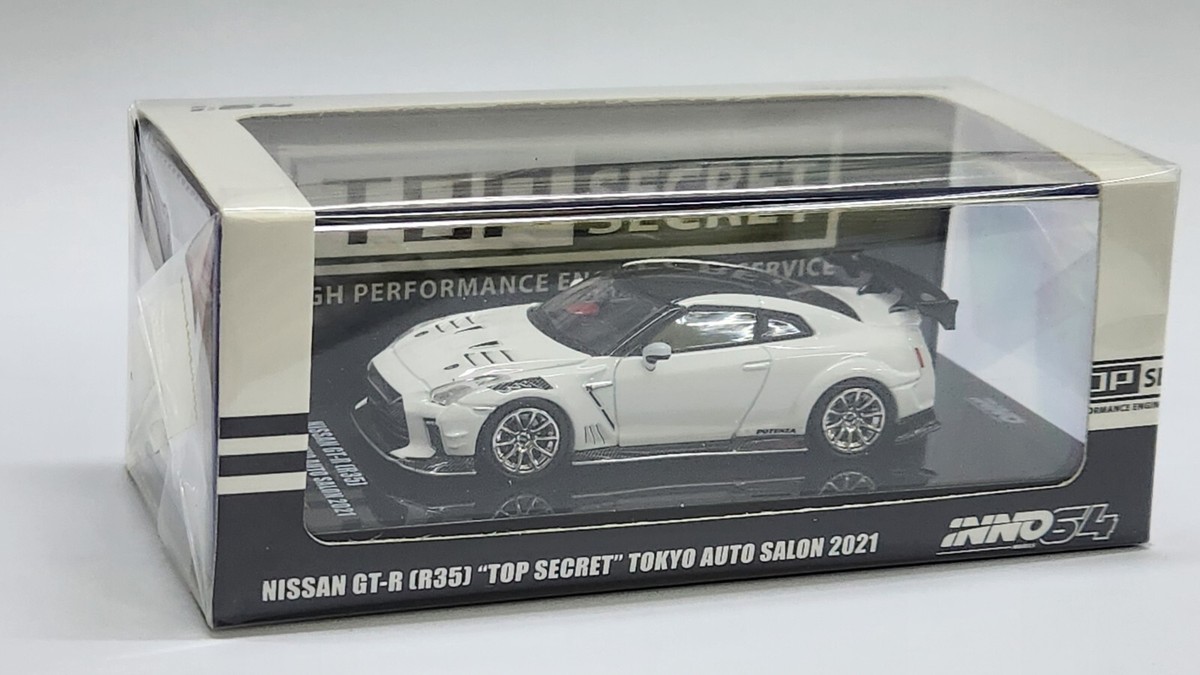 ミニカー Inno64 Tokyo auto salon R35 top secret Inno64 Nissan GT-R R35 Top Secret MDX EXPO 2024 Tokyo Auto