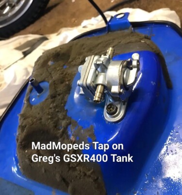 Suzuki GSXR400 GSX-R400, GK76A Fuel Petrol Tap Petcock - 2 Outlet