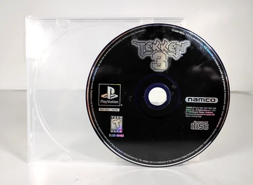 Tekken 3 Greatest Hits (Sony PlayStation 1, 1998) Tested Game Disc ONLY