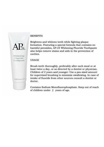 Nuskin AP-24 Whitening Fluoride Toothpaste - 6oz