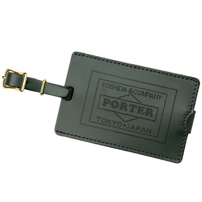 (ASK availability First)  PORTER / LUGGAGE TAG  LUGGAGE TAG GLASS LEATHER  new
