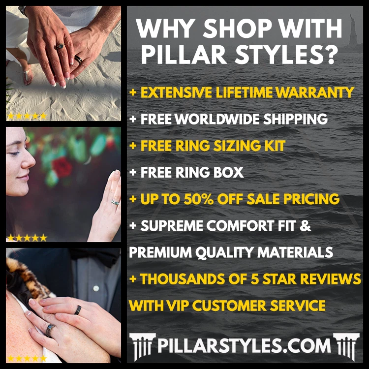 18K 玫瑰金 Lapis Lazuli 戒指 8 毫米男式结婚戒指陨石戒指带箭 — 第 4/4 张图片