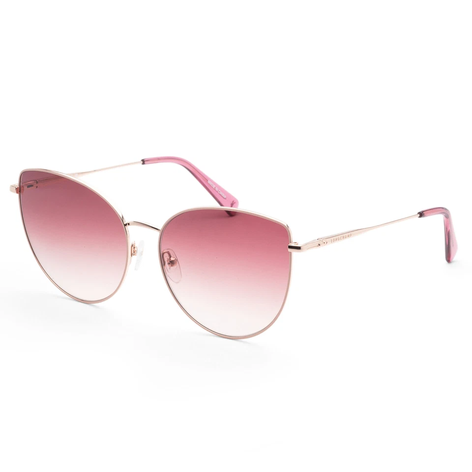 Longchamp Women's Fashion 60 mm Rose Gold Sunglasses LO158S-729