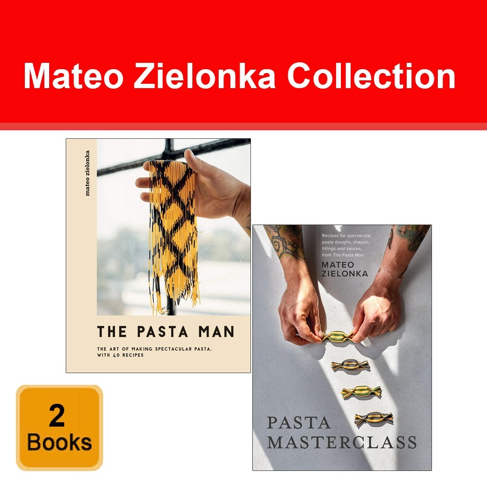 Mateo Zielonka Collection 2 Books Set Pasta Masterclass, The Pasta Man