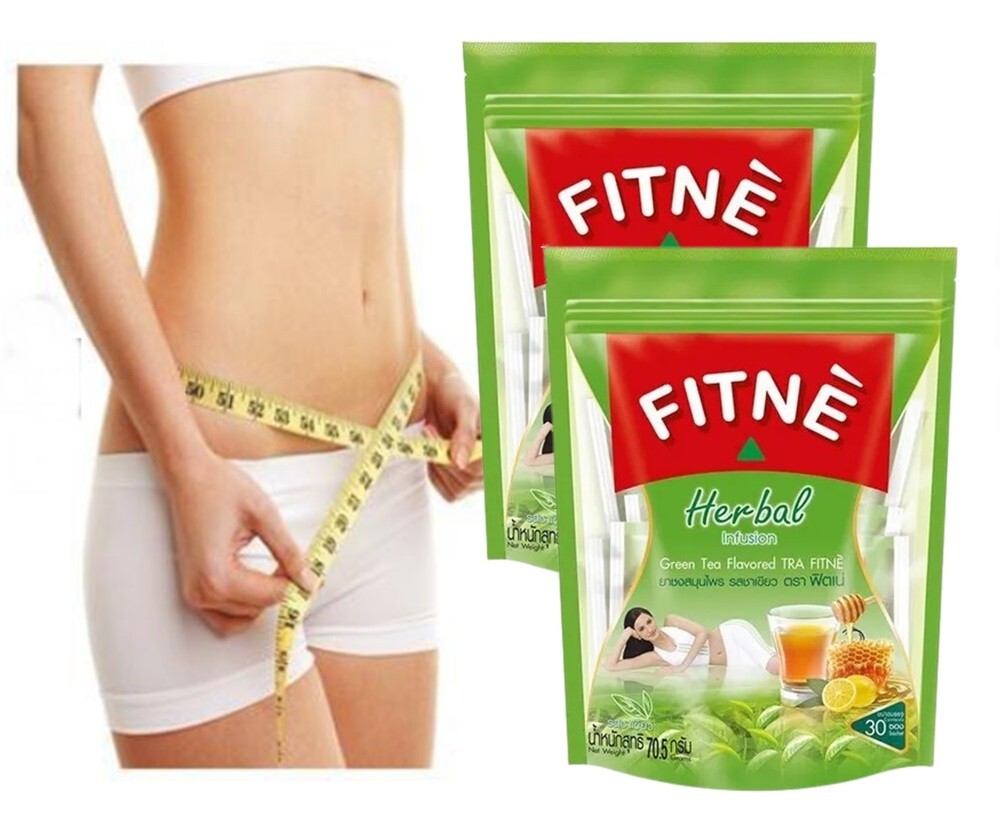 2x30 Sachets FITNE Green Tea Natural Herbal Infusion Slimming Weight Loss Diet