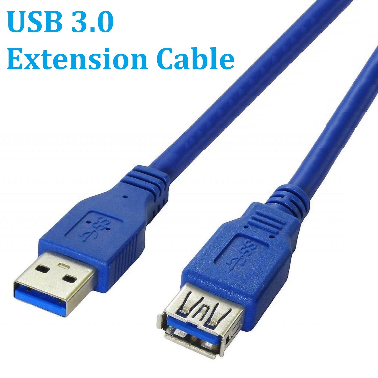 USB Extension Cable 3.0 V & 2.0 USB Printer & External HDD Data Sync