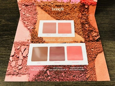 Benefit Wanderful World Blush samples Willa_Shellie_Java_Moone_Crystah_blusher