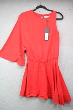 Halston Heritage One Sleeve Asymmetrical Dress-Size XS-New with Tags-Lined