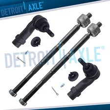 4pc Inner & Outer Tie Rods For 2013 - 2016 Dodge Dart 2015 - 2017 Chrysler 200