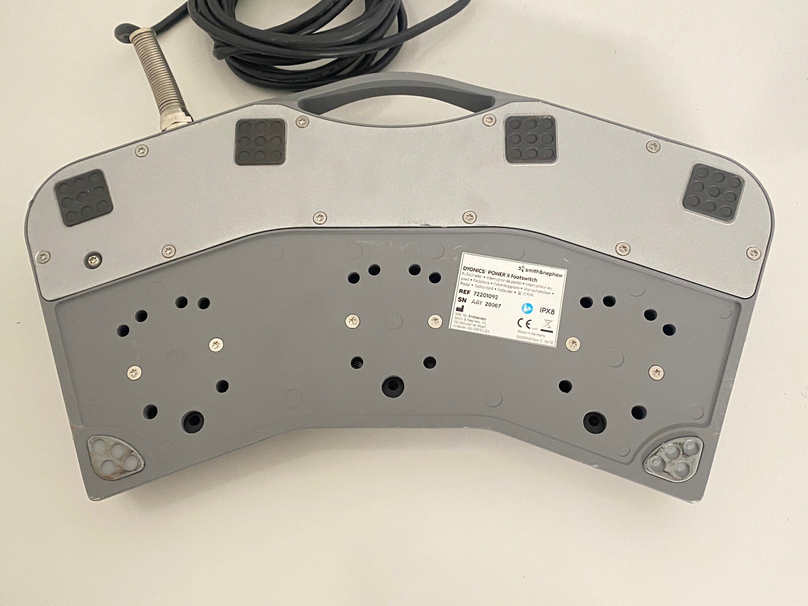 Smith & Nephew Dyonics Power II Footswitch, REF: 72201092