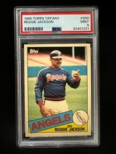 1985 Topps Tiffany #200 Reggie Jackson - PSA 9