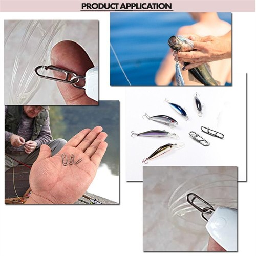 Connector Fishing Swivel Connector Lock Snap Connector Fishing Interlock Snap - Picture 12 of 15