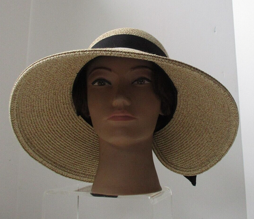 Comhats Sombrero para el Sol para Mujer Floppy Verano Playa Sombreros de Paja Accesorios Ala Ancha - Imagen 18 de 21