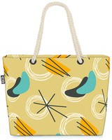 Void Tasche Design Muster All Over Retro Retro Design Muster 70Er