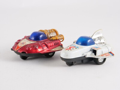 TW Macao Jahre 60 Lot Von 2 Raumfahrzeugen UFO Space Shuttle Retrofriction 7 Cm