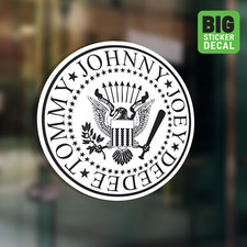 Ramones Punk Rock Big Laminated Vinyl Sticker Car Decal Window