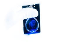 Chow Chow, Dog Crystal Round Keyring, High Quality, Crystal Animals UK