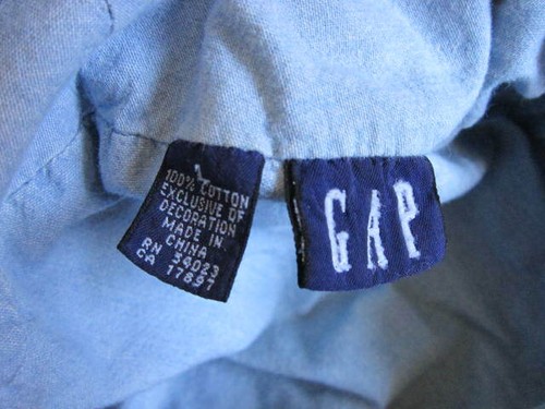 Vtg Girl's Denim Hat GAP for Kids 1990's Size Large Orange Flowers Floppy Top - Picture 3 of 7