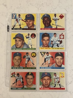 1955 TOPPS BASEBALL CARDS YOU PICK #3 TO 148 !!!