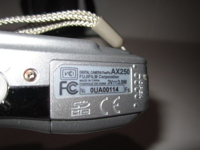 Fujifilm Finepix AX250 14.0MP Digital Camera Tested and Works