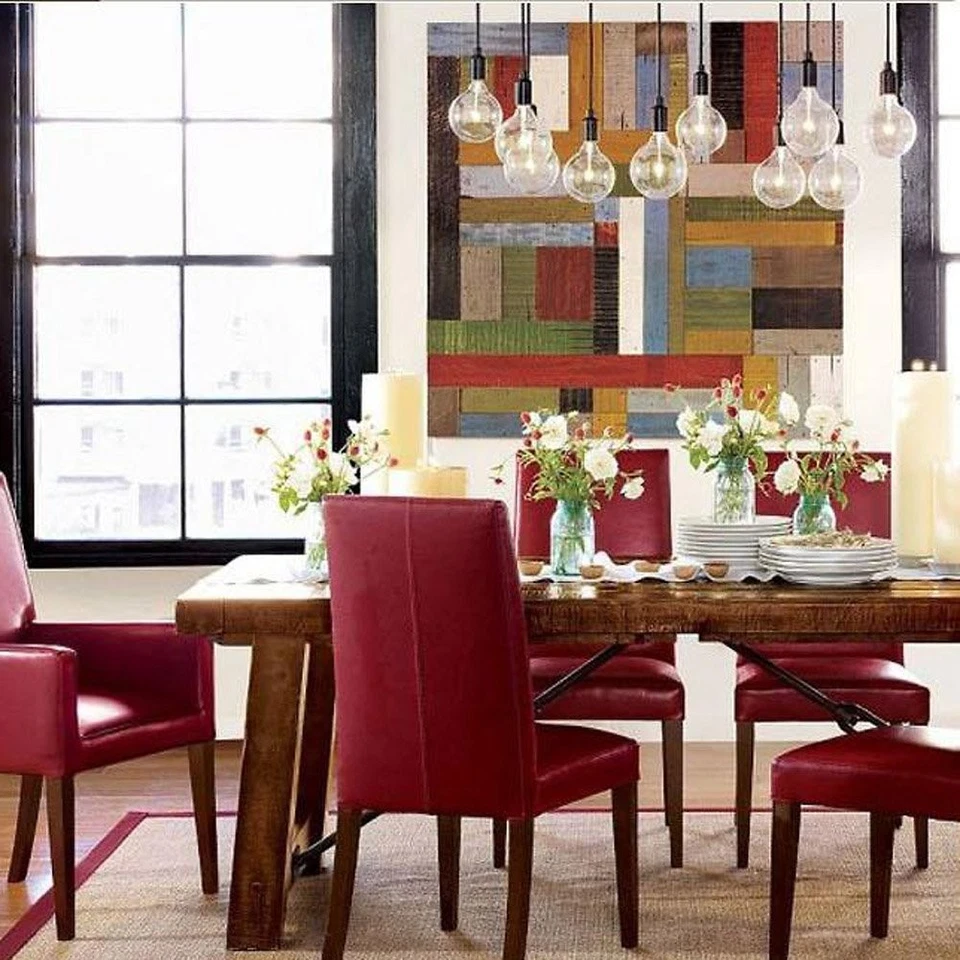 Lámpara de araña de techo ajustable múltiple vintage Edison hágalo usted mismo luz colgante... Foto 4 de 4