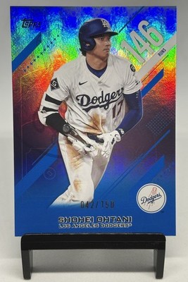2026 Topps Series 2 Shohei Ohtani Blue /150 Crooked Numbers #CN-9