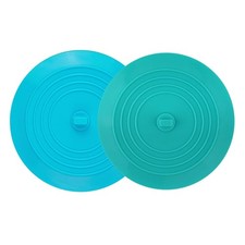 2 Pack 6  Bathtub Tub Drain Cover Stopper, Large Silicone Suction Bathroom Dr...