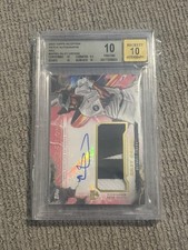 2023 Riley Greene Topps Inception Red Rookie Patch Auto /25 BGS 10 Auto 10