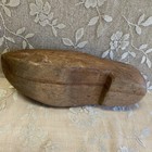 Antique Hand Carved Wooden Clog Shoe Prim Folk Art Shoe GREAT LOOK!!! 13” — photo 5