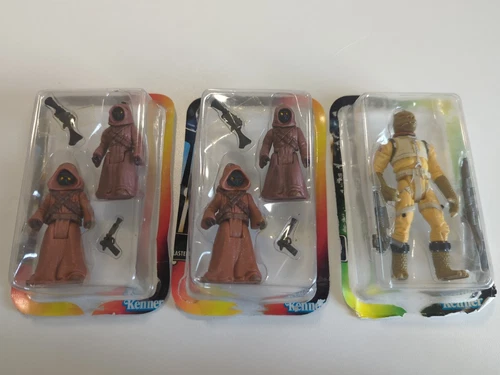 Vtg Kenner Star Wars Lot Power Force Bossk Ewok Figures Weapons Accessories 1997