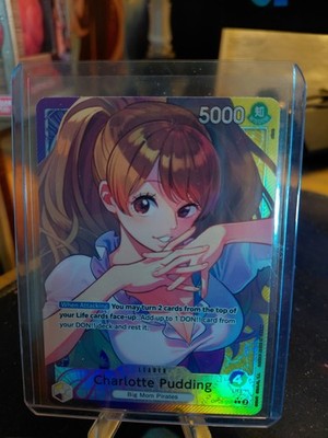 One Piece Charlotte Pudding OP08-058 Alt Art Leader Two Legends Englisch