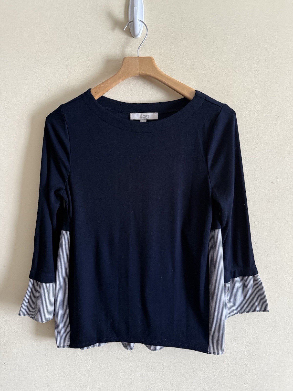 LOFT Women's  Top Colorblock Solid Front Panel St… - image 1