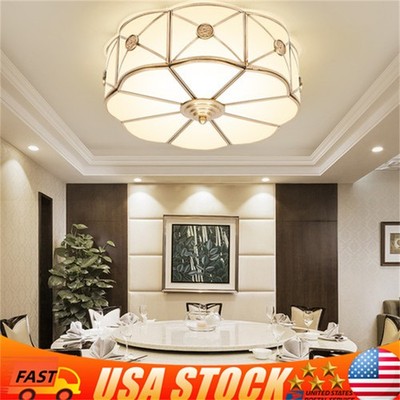Modern Flush Mount Ceiling Light Flower Shaped Chandelier Pendant Lamp Fixture