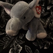 Ty Pluffies Winks Elephant 8" New With Tags Plush Stuffed Animal 2013