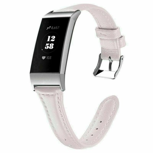Für Fitbit Charge 3 4 Lederarmband Armband Uhrenarmbänder Armband Ersatz - Bild 8 von 21