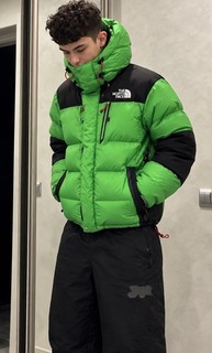 The North Face Summit Series Daunenjacke mit Kapuze Gr. S Grün/Schwarz