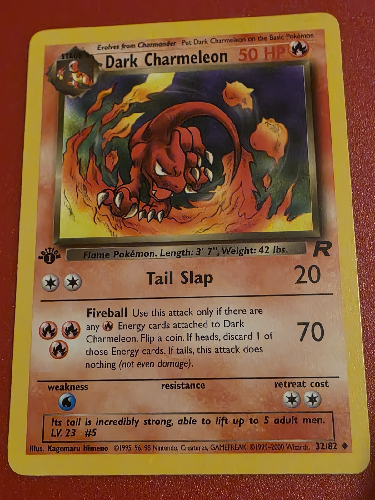 Dark Chameleon 32/82 1st Edition 2000 Team Rocket WOTC NM