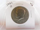 1982 D Kennedy Half Dollar Clad 50c Coin-In Very Good Circulated Condition
