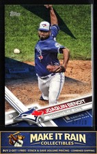 Joaquin Benoit 2017 Topps On-Demand Mini Blue #US72 #/10 Toronto Blue Jays