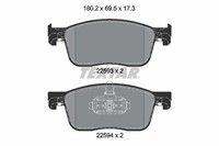 Textar Bremsbelagsatz, Scheibenbremse 2259301 FüR CitroËN Opel Peugeot Toyota
