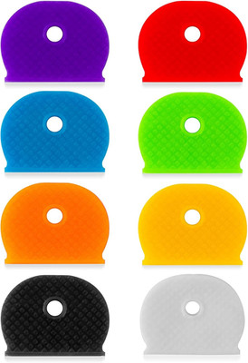 40Pcs Key Covers Key Caps - Key Tags Key Cover Key Identifiers Protector Or