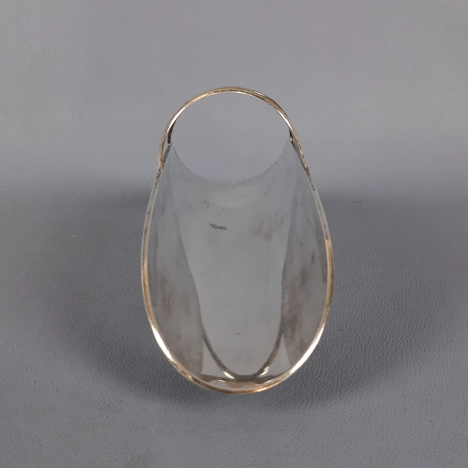 Porta Grissini Argento 800 Punzonato Design Moderno Stile Vassoio Vintage 1970 - Immagine 3 di 4